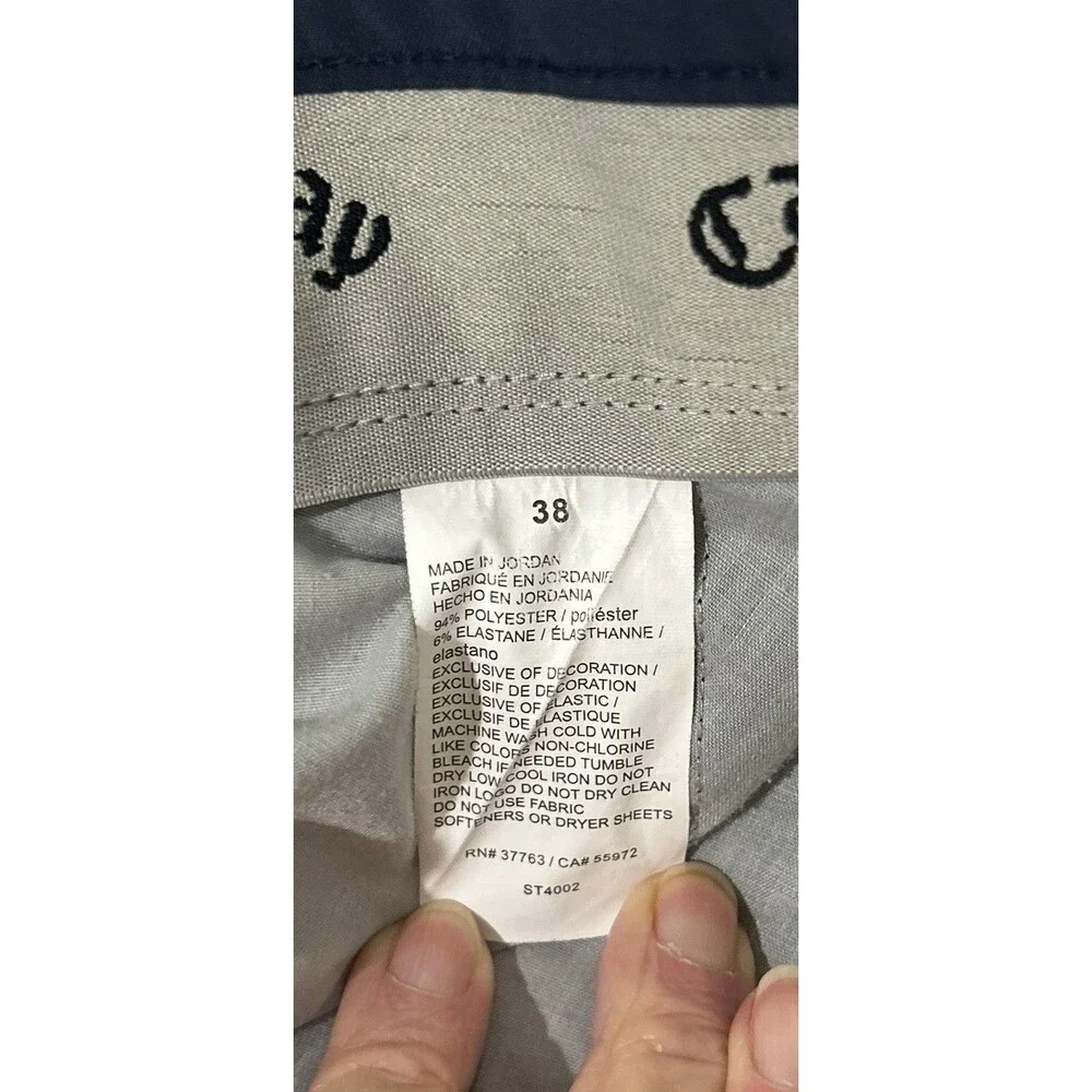 Callaway Golf Shorts Mens 38 Navy Blue Performance Pockets